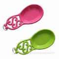 Cast Iron Spoon Rest with Color Powder Coating, Measuring 18*9.5*2.2cm